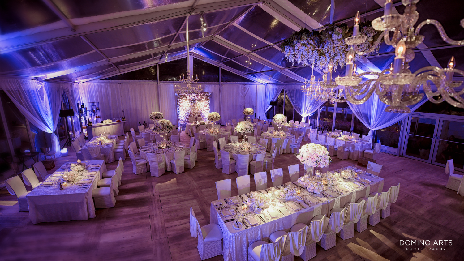 Luxury wedding décor at One&Only Ocean Club Bahamas