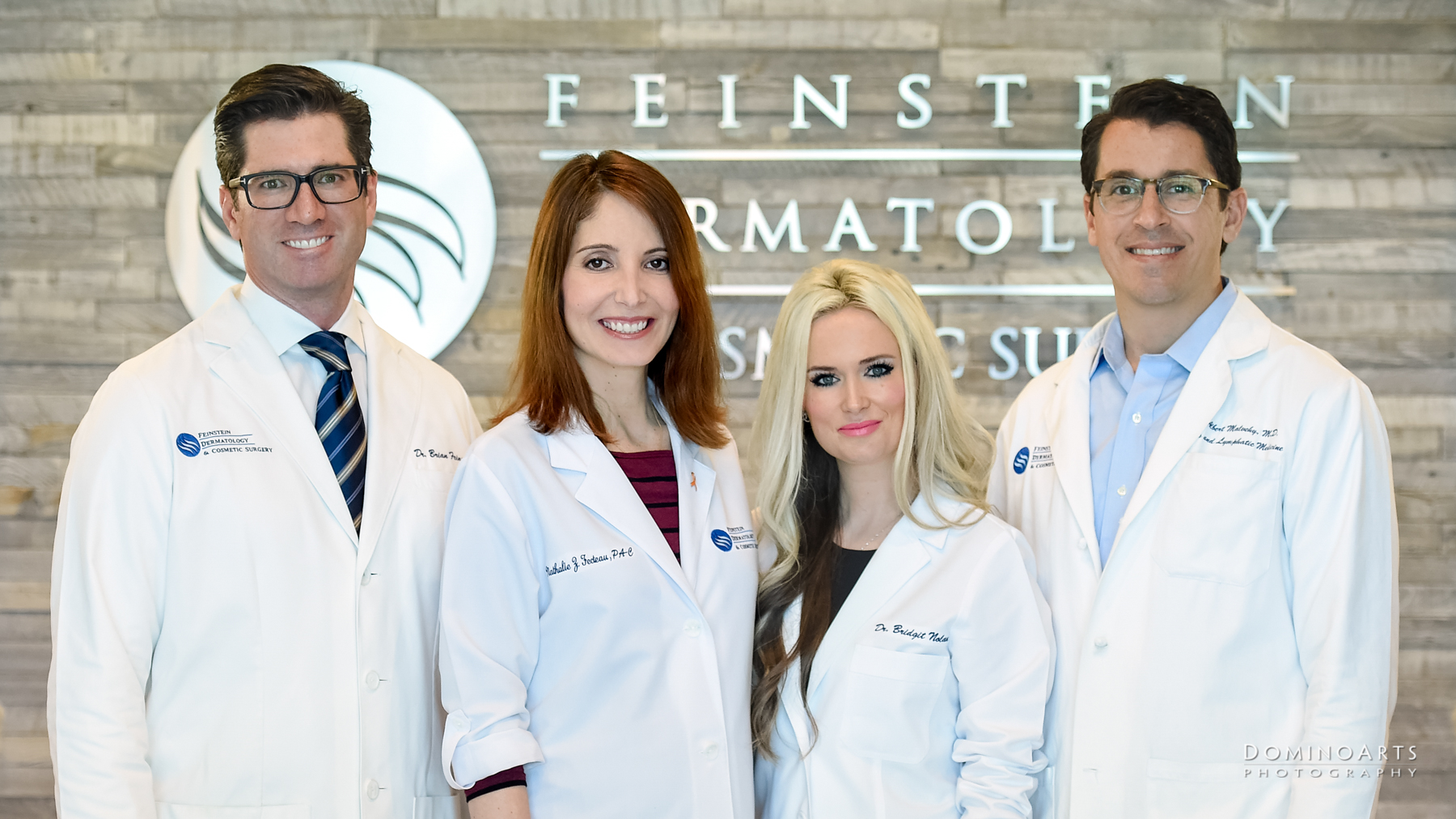 Corporate Headshots and Team Photography by Domino Arts at Feinstein Dermatology & Cosmetic Surgery