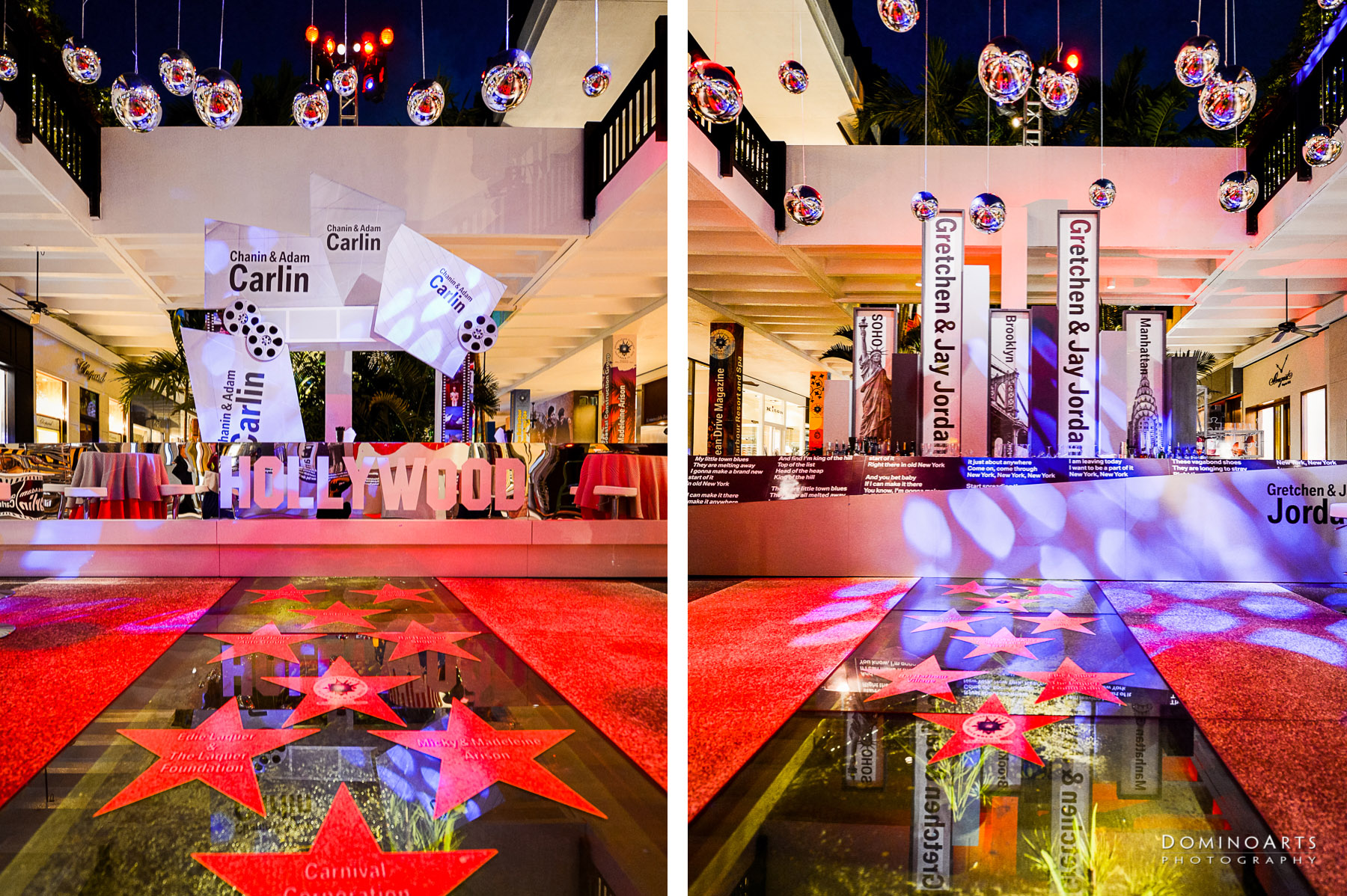amazing decor at Corporate Event Bal Harbour Shops by Domino Arts Photography