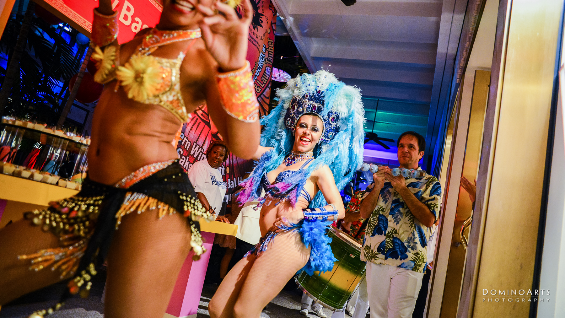 Entertainers at Destination Fashion Corporate Event at Bal Harbour by Domino Arts Photography