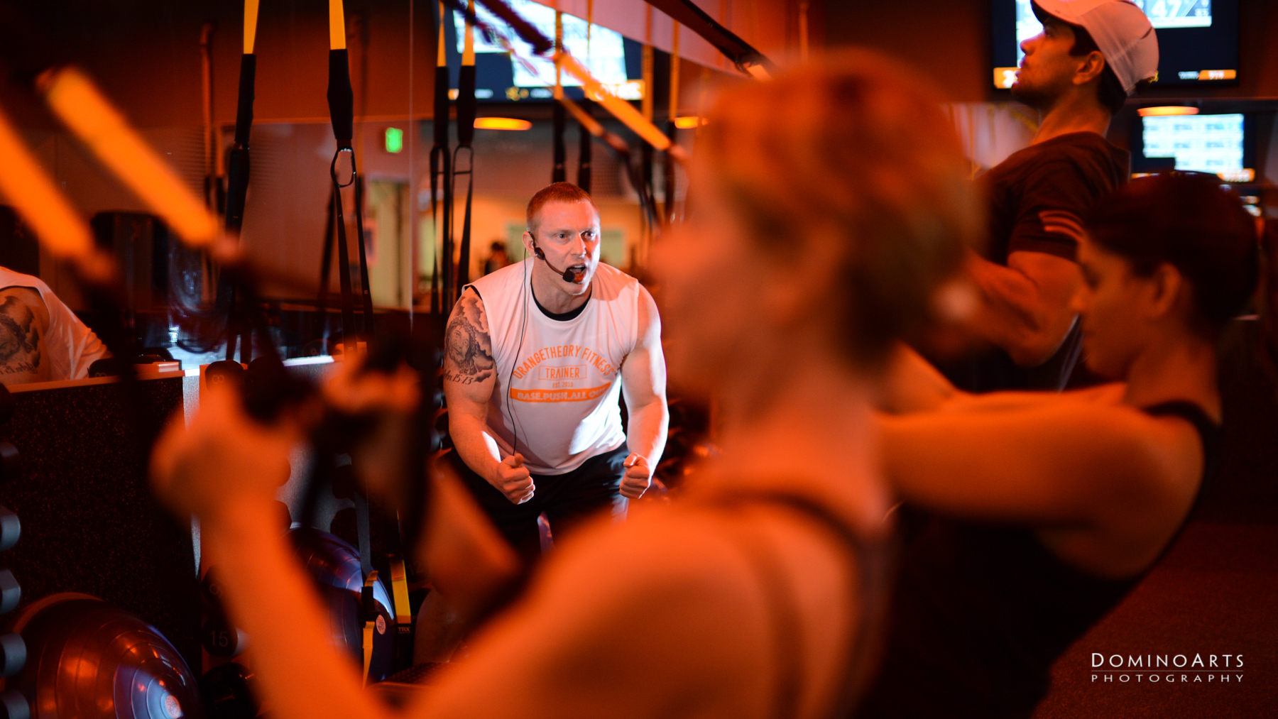 PR photography by Domino Arts at Orange Theory Fitness