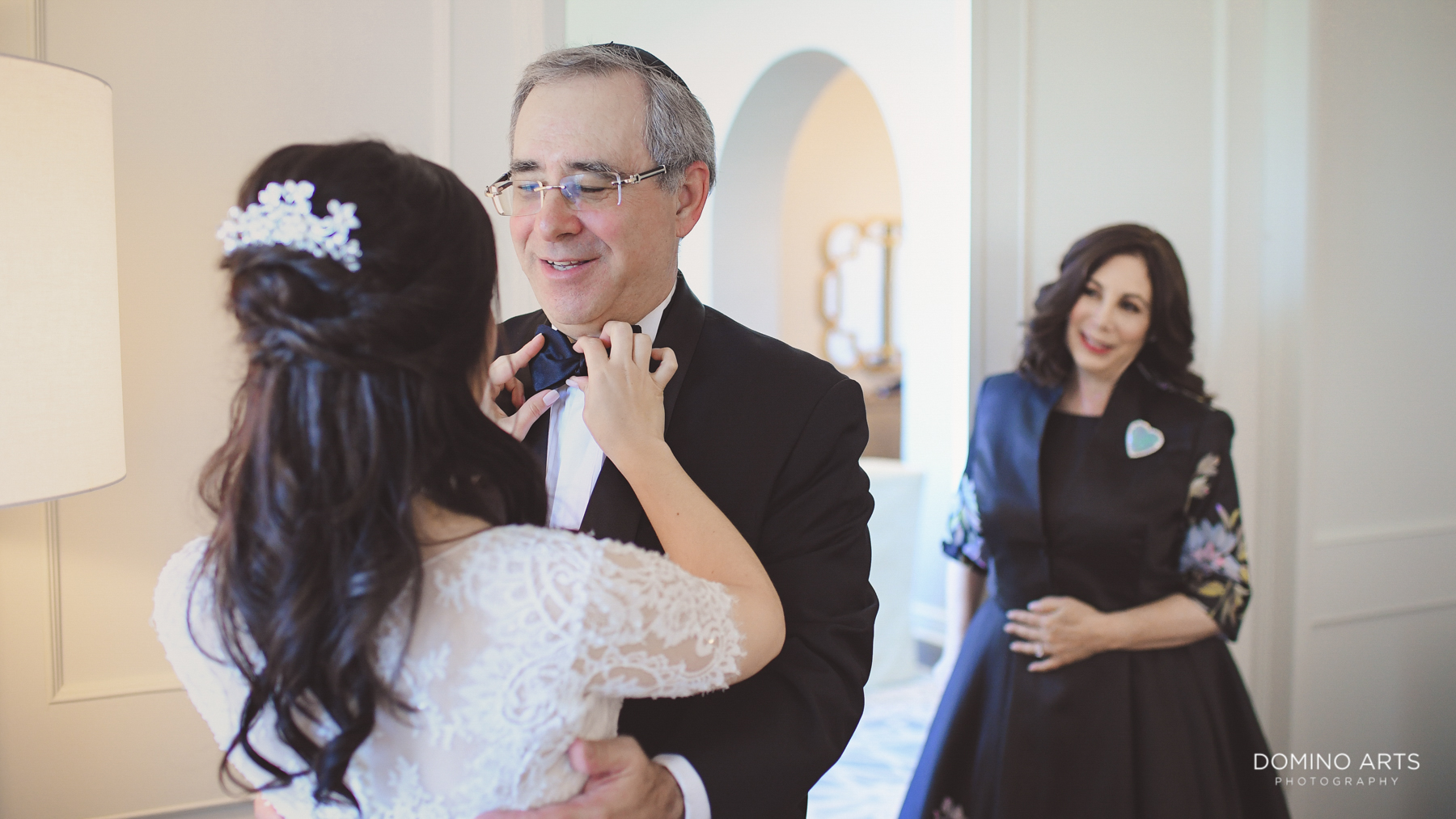 Parent pictures and bride getting ready at Turnberry Isle Miami Wedding 