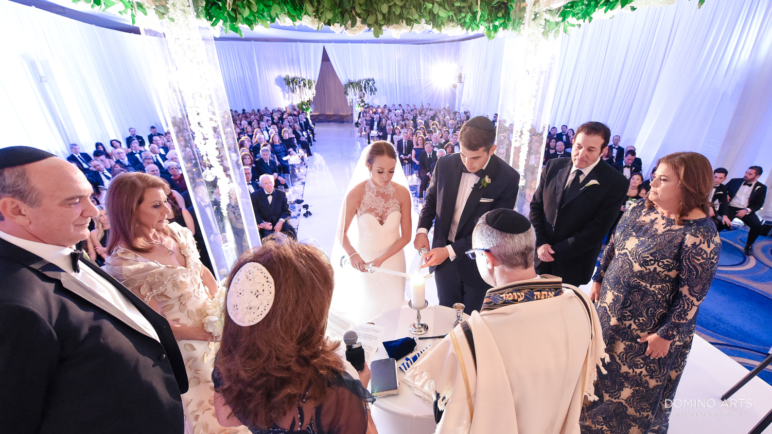 Most beautiful jewish wedding ceremony pictures at fontainebleau miami