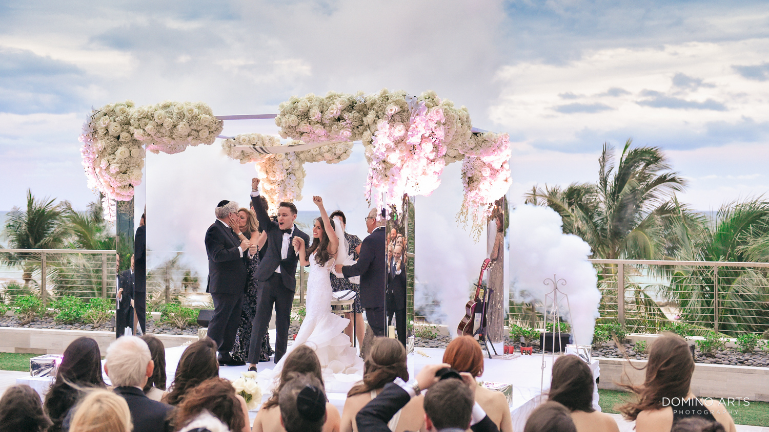 Wedding ceremony décor pictures at The Miami Beach Edition