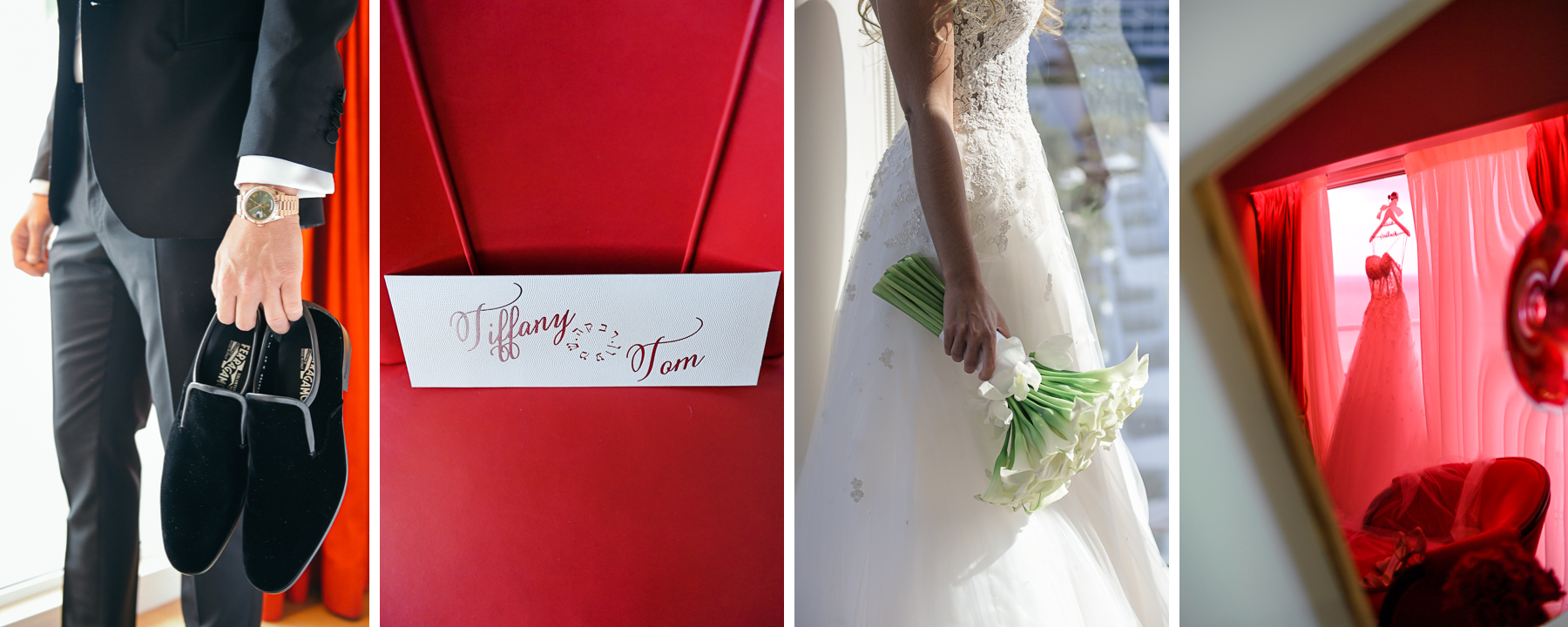 Wedding invitation picture at Faena Hotel Miami Beach