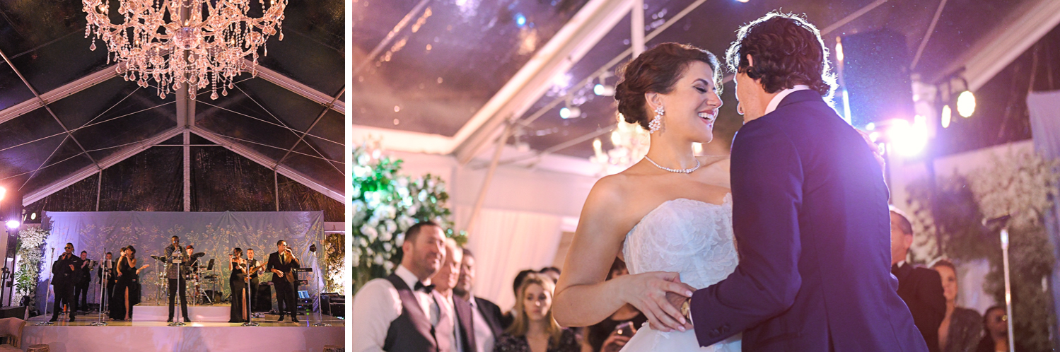 first dance at Luxurious Destination Wedding at Fisher Island Miami by Domino Arts Photography