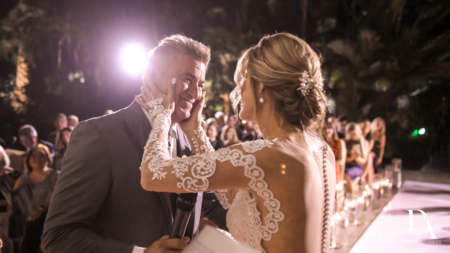 ceremony at Classic & Elegant Wedding Photography at Fisher Island Miami by Domino Arts Photography