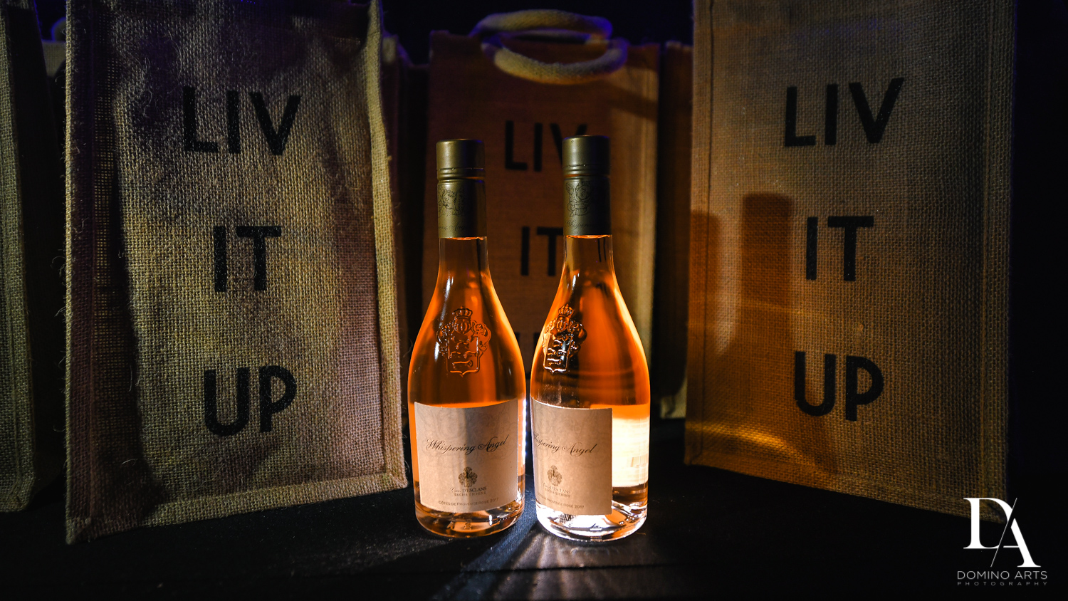 LIV IT UP party favors at Nightclub Bat Mitzvah at LIV in Fontainebleau Miami by Domino Arts Photography