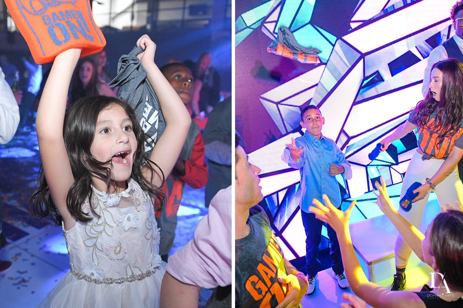 party pictures at Sports Theme Bar Mitzvah at DS Sports Plex by Domino Arts Photography