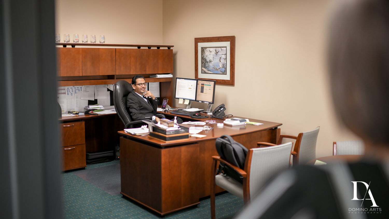 fun office pics at Corporate Photography Power Financial Credit Union in Pembroke Pines