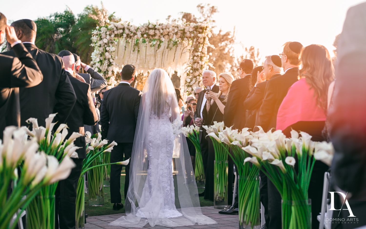 perfect ceremony at Sunset Wedding at Boca Rio Golf Club by Domino Arts Photography