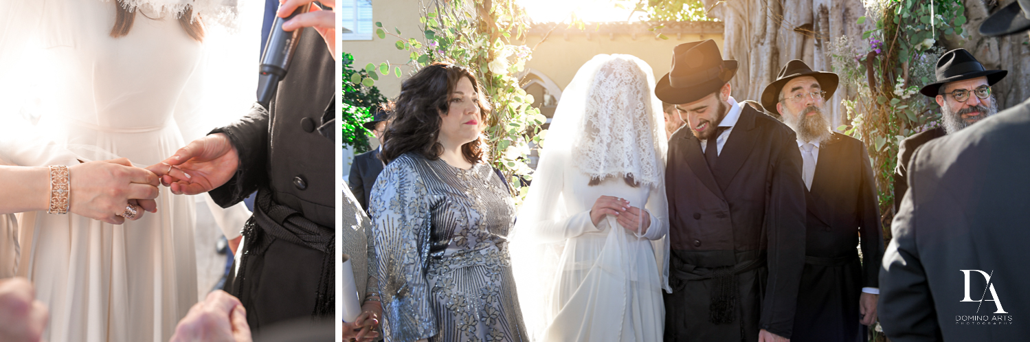 orthodox ceremony at Hasidic Jewish Wedding at The Addison in Boca Raton by Domino Arts Photography