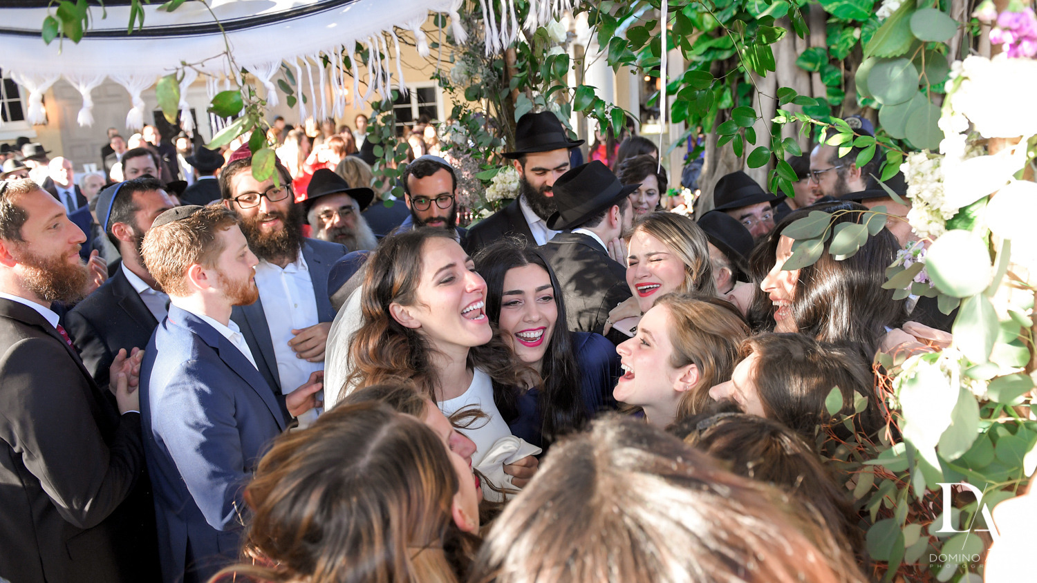 celebration at Hasidic Jewish Wedding at The Addison in Boca Raton by Domino Arts Photography
