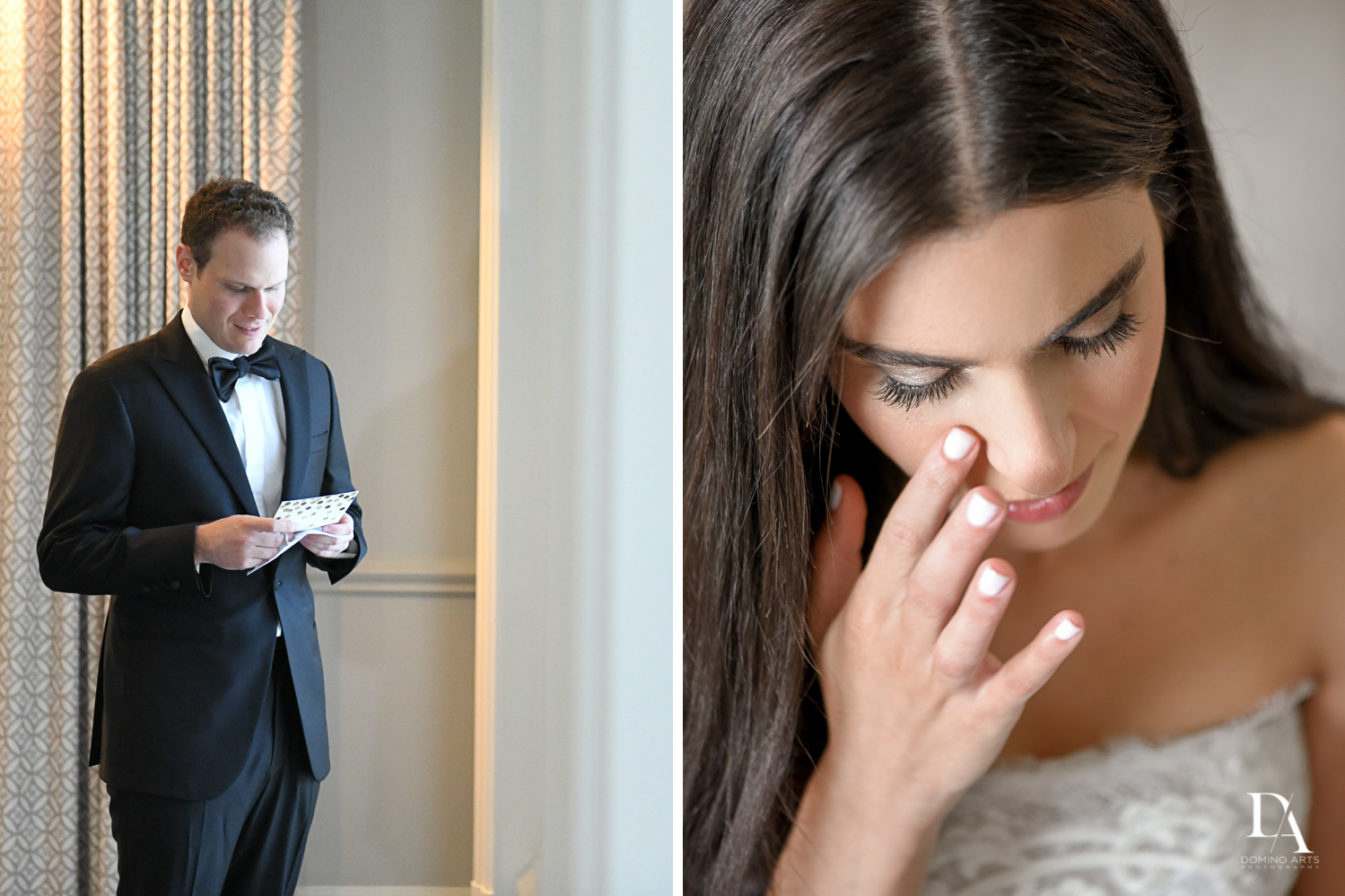 emotional photos at A Ritz Carlton Wedding in Key Biscayne by Domino Arts Photography