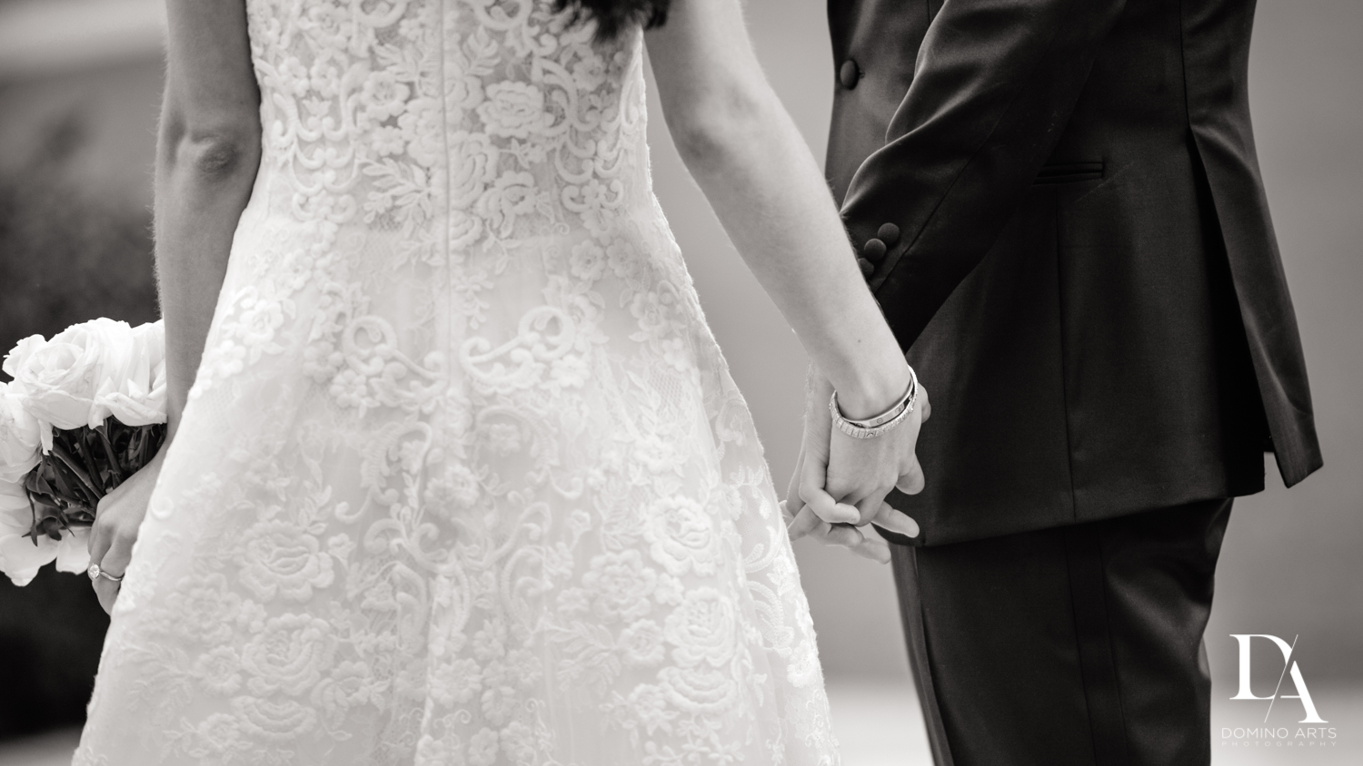 B&W photo journalism at A Ritz Carlton Wedding in Key Biscayne by Domino Arts Photography