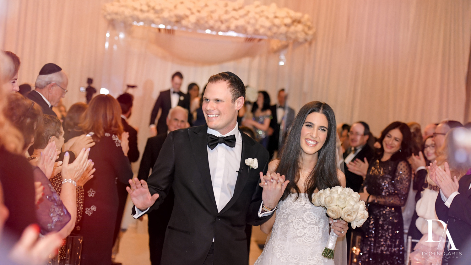 just married at A Ritz Carlton Wedding in Key Biscayne by Domino Arts Photography