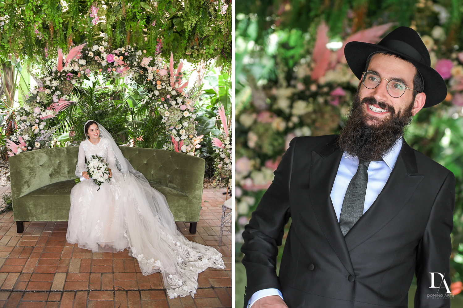 best decor at Jewish Orthodox Wedding in Palm Beach by Domino Arts Photography