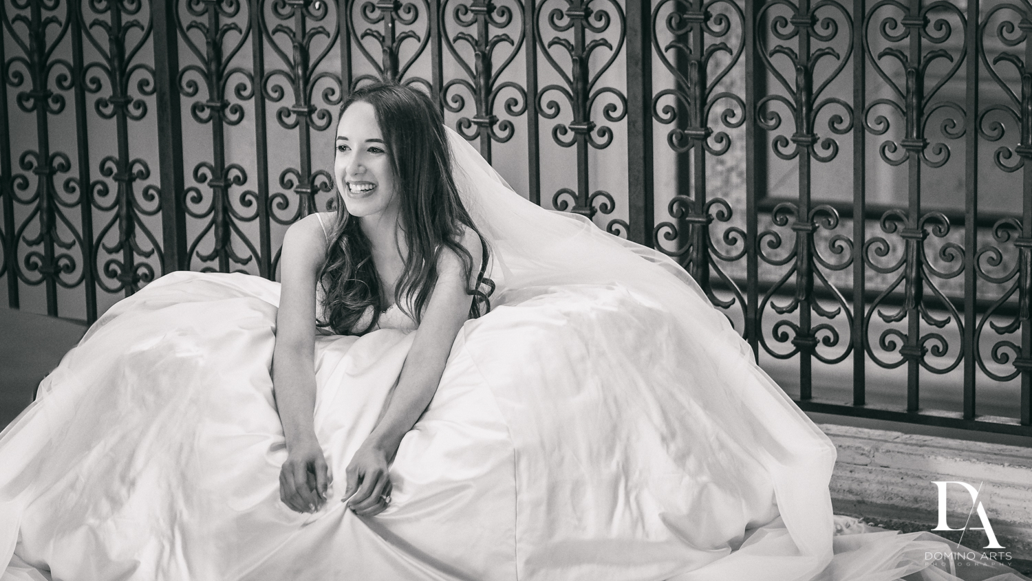 natural bride pictures at Beautiful Intimate Wedding at Mizner Country Club by Domino Arts Photography