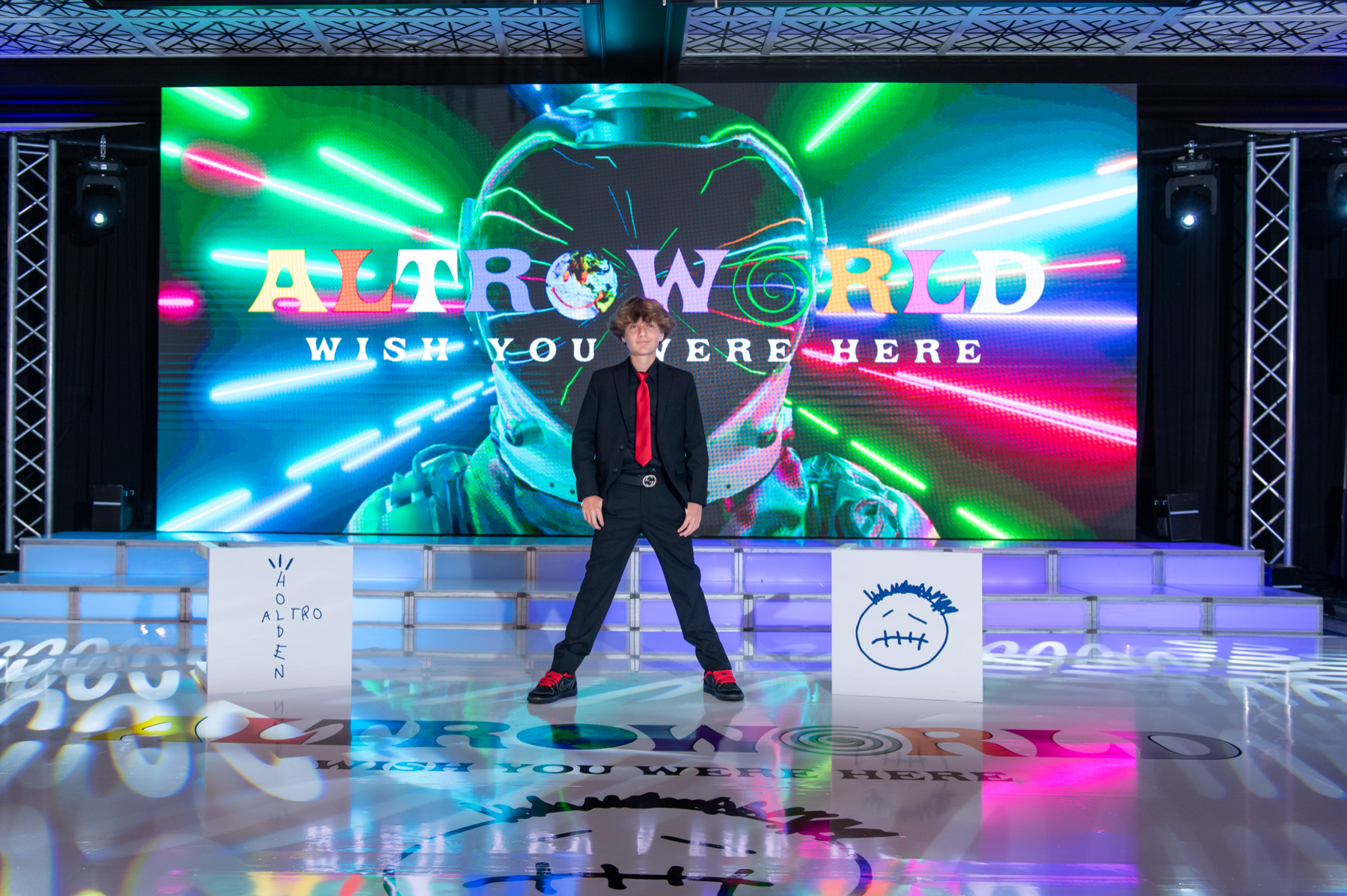 Astroworld Theme Luxury Bar Mitzvah by Domino Arts Photography